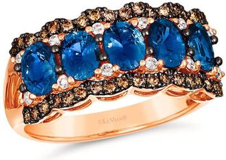 Le Vian Ladies Blueberry Sapphire Rings set in 14K Strawberry Gold