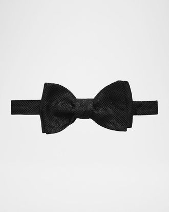 Eton Men & apos;s Self-Tie Metallic Silk Bow Tie