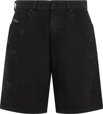 Diesel Regular Short - Heren - Korte broeken - Zwart - Maat: W29 Katoen