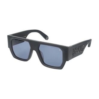 Philipp Plein Sunglasses, male, Black, 57 MM, Nero Sabbiato/Opaco Sunglasses