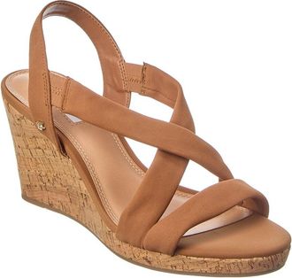 Dune London Kamies Leather Wedge Sandal
