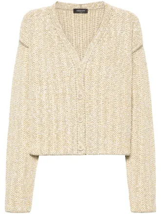 Fabiana Filippi Cardigan con decorazione - Oro