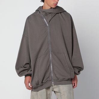 Rick Owens Felpa Mountain Hunter gravel in cotone