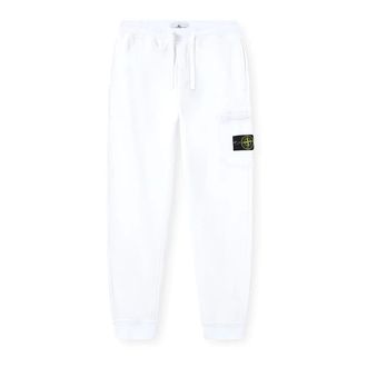 Stone Island Pantalone - male - Stone Island - Sweatpants - White - XL - Kids