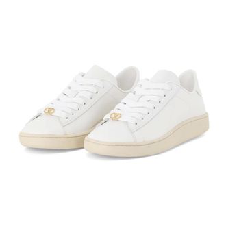 Valentino Dames, Schoenen, Wit, Maat: 38 1/2 EU Leer
