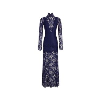Paco Rabanne Maxi Dress - female - Rabanne - Maxi Dresses - Blue - XS - Dresses