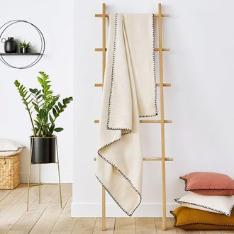 La Redoute Interieurs Plaid in gevlochten katoen, Raoul