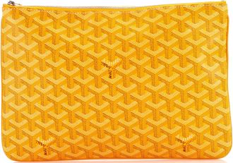 Goyard Senat Zip Pouch Coated Canvas MM