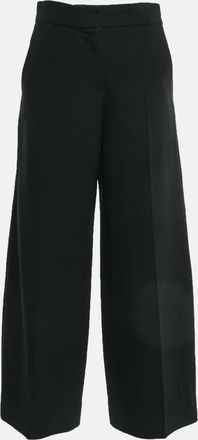 Sonia Rykiel Black Crepe Wide-Leg Trousers