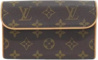 Louis Vuitton Pre-owned Belt Bags, female, Brown, Size: ONE SIZE Pre-owned Pochette Florentine Monogram Waist Bag