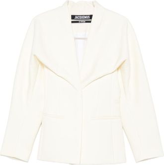Jacquemus Giacca Jacquemus La Veste Chale in misto lana