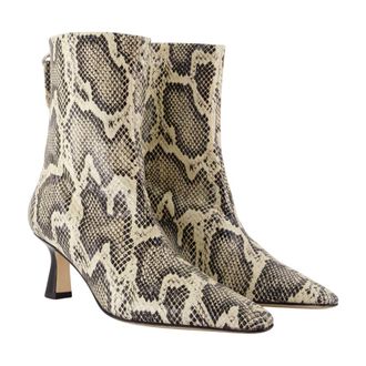Aeyde Womens Elina Ankle Boot Multicolor Calfskin Heels