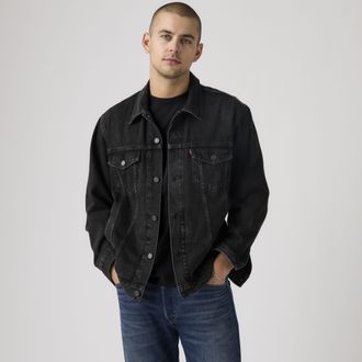 Levi's Relaxed Type III Trucker Jacket - Mens - XL - Black