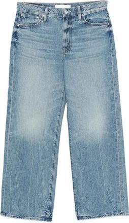 Mother Dodger Flood Jean - Dames - Regular Fit Jeans - Blauw - W28 - Katoen - Jeans