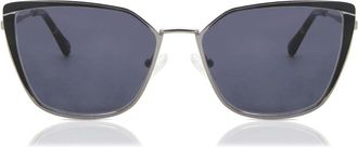 SmartBuy Collection Cat Eye Full Rim Plastic Womens Sunglasses Black Size 55 - Free Lenses - SmartBuy Collection