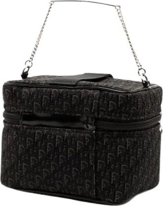 Dior Pre-owned Canvas Vanity Bag - - Pre-owned - Donna - Nero - ONE SIZE