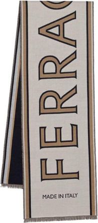 Ferragamo Maxi Logo Wool Scarf
