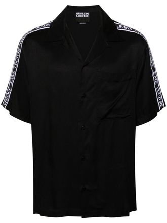 Versace Jeans Couture Camicia con logo - Nero