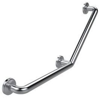 Presto Barre Coud&eacute;e 135&deg; Inox Bross&eacute; De Diam&egrave;tre 32mm - 400 X 400 Mm