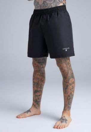 Siksilk Mens Black Swim Shorts XXL