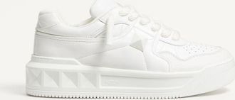 Valentino Garavani One Stud Xl Nappa Leather Low-Top Sneaker
