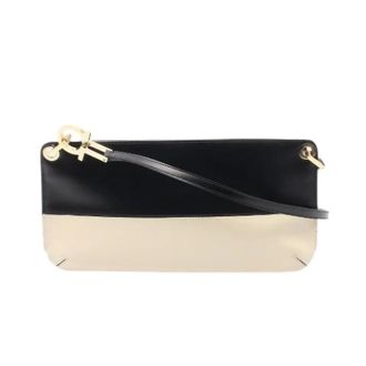 Ferragamo Pre-owned Clutches, female, Multicolor, Size: ONE SIZE Pre-owned Gancini Leather Mini Shoulder Bag