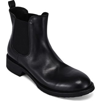 OLD TREND Heritage Genuine Leather Hand Finished Chelsea Boot in Black at Nordstrom, Size 7.5