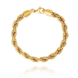 Lucky Brand Gold-Tone Rope Chain Bracelet at Nordstrom