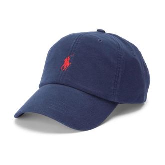 Polo Ralph Lauren Blauwe Sport Cap met geborduurd logo - Heren - Petten - Blauw - ONE Size - Katoen - Accessoires