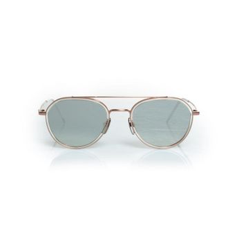 Thom Browne TB801 sunglasses with mirrored lenses