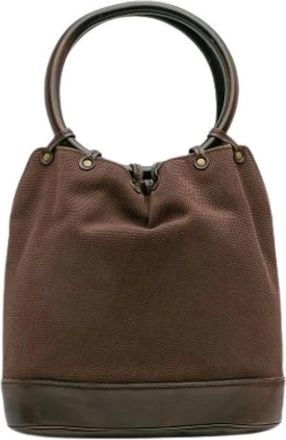 Gucci Pre-owned Bucket Bags, female, Brown, Size: ONE SIZE Pre-owned Vintage Bucket Bag