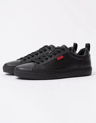 HUGO BOSS Mens HUGO Morrie Tenn Mens Trainers NOS - Black 005 - Size: 12