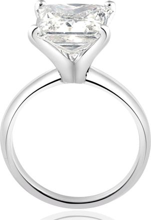 Pompeii3 2 1/2Ct Princess Cut Solitaire Diamond Engagement Ring 14k White Gold Lab Grown