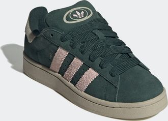 adidas Sneaker ADIDAS ORIGINALS CAMPUS 00S, Damen, Gr. 38,5, gr&uuml;n (mineral gr&uuml;n, sandy pink, putty grau), Leder, Synthetik, Schuhe Sneaker