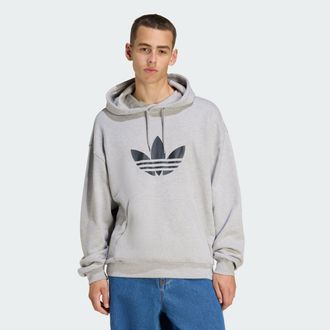 adidas Mens adidas ADICOLOR TREFOIL HOODIE