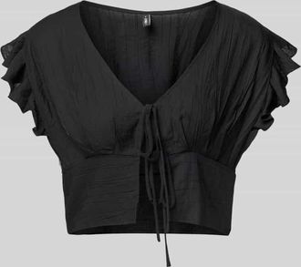 Only Relaxed Fit Top aus Viskose-Mix Modell ZEVEN in Black, Gr&ouml;&szlig;e XS
