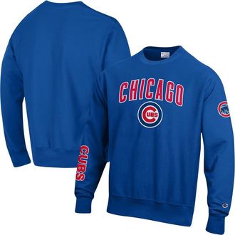 Champion Mens Champion Royal Chicago Cubs Reverse Weave Chenille Sweatshirt at Nordstrom, Size Xx-Large