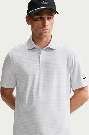 Nike Mens Velocity Dri-FIT Striped Golf Polo in White | IO0699-100