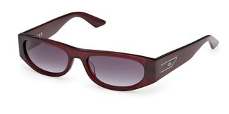 GCDS GD0070 69B Mens Sunglasses Burgundy Size 54