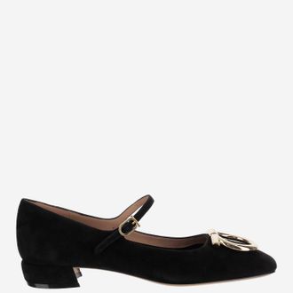 Ferragamo lederen ballerinas