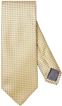 Eton Micro Silk Tie in Light Yellow at Nordstrom