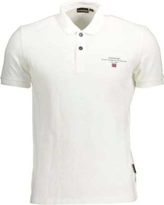 Napapijri Hombre, Camisetas, Blanco, Talla: M