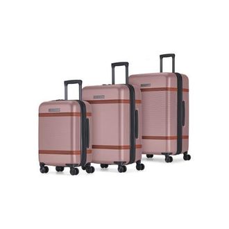 Bugatti Wellington 3 Piece Hardside Luggage Set with TSA Lock in Woodrose at Nordstrom, Size Medium