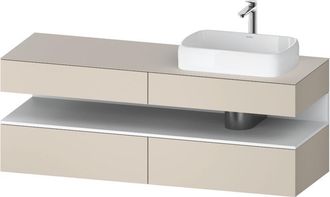 Duravit Duravit Qatego Consola Mueble Bajo Lavabo, 2 Extensiones, 2