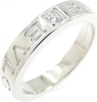 Bulgari White Gold White Gold (18K) Band Ring (Pre-Owned)