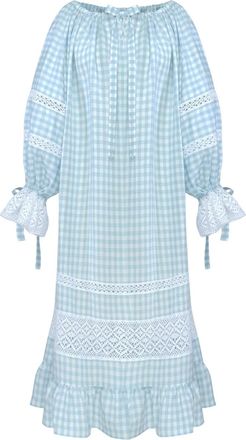 Sleeper Abito midi a quadri - Blu