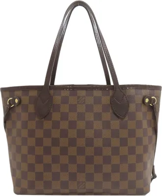 Louis Vuitton Damier Canvas Ebene Damier Canvas Handbag Tote Bag (Pre-Owned)