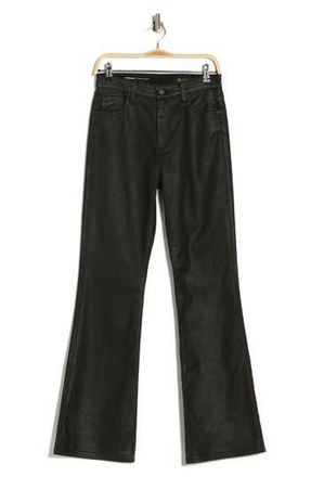 AG - Adriano Goldschmied Alexxis Coated High Waist Bootcut Jeans in Super Black at Nordstrom Rack, Size 26