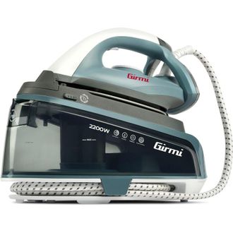 Girmi Girmi Sistema Stirante Continuo 2200 Watt 3 Bar Filtro Anti-Calcare Funzione Self-Clean 1500 Cc Azzurro Ss04
