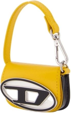 Diesel Womens 1dr Micro Charm Leather Yellow Cowhide Accessories Charms